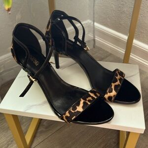 Michael Kors Leopard Sandal Heels
